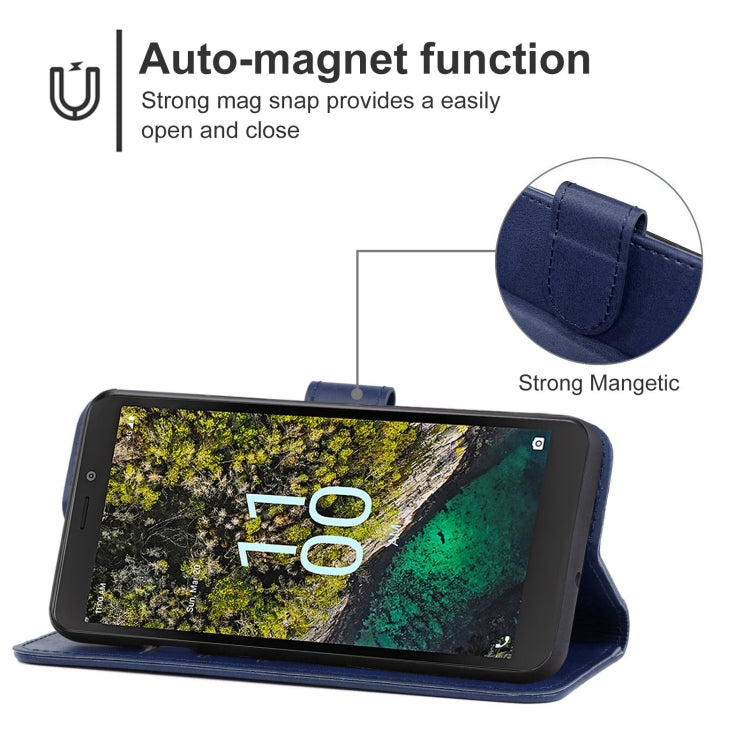 For Nokia C100 Leather Phone Case
