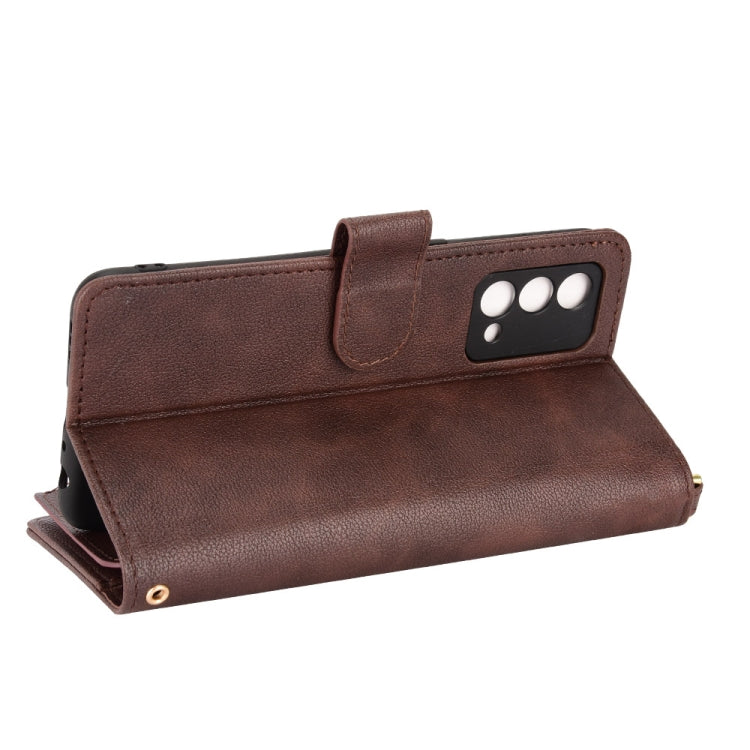 For OPPO Realme GT Master / K9 Litchi Texture Zipper Leather Phone Case