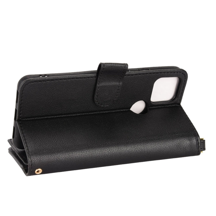 For Google Pixel 5a 5G Litchi Texture Zipper Leather Phone Case