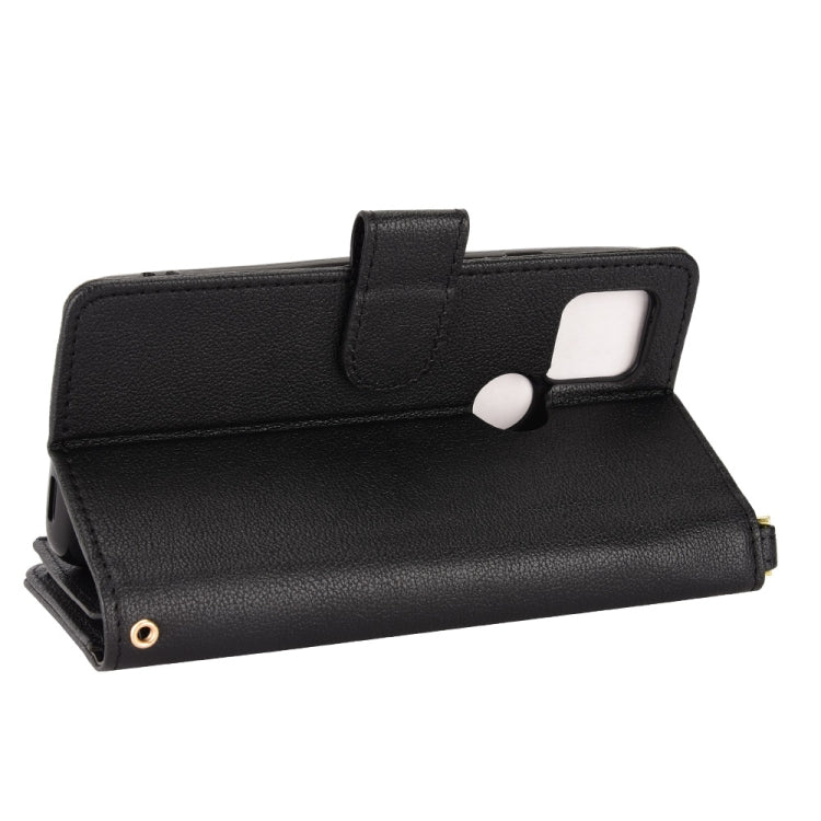 For Google Pixel 5 5G Litchi Texture Zipper Leather Phone Case