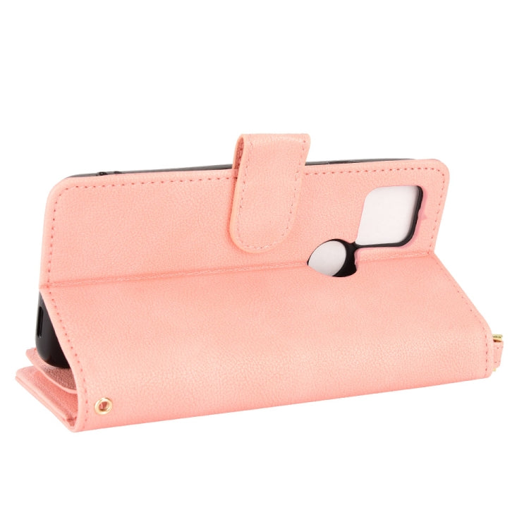 For Google Pixel 5 5G Litchi Texture Zipper Leather Phone Case