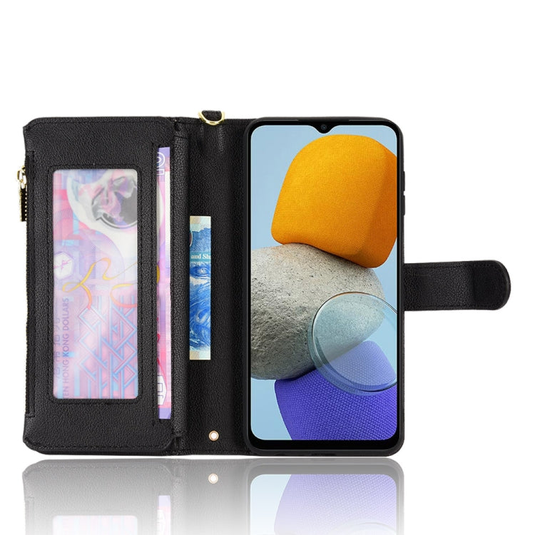 For Samsung Galaxy M23 5G / F23 5G Litchi Texture Zipper Leather Phone Case