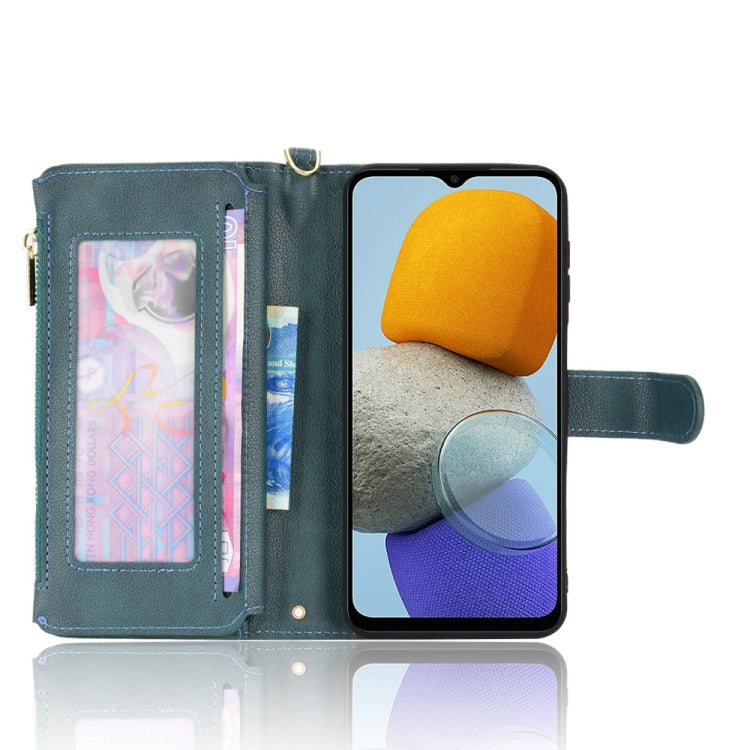 For Samsung Galaxy M23 5G / F23 5G Litchi Texture Zipper Leather Phone Case