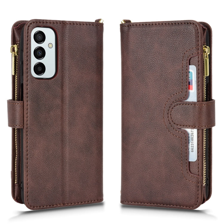 For Samsung Galaxy M23 5G / F23 5G Litchi Texture Zipper Leather Phone Case