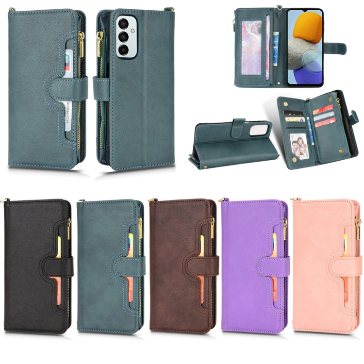 For Samsung Galaxy M23 5G / F23 5G Litchi Texture Zipper Leather Phone Case