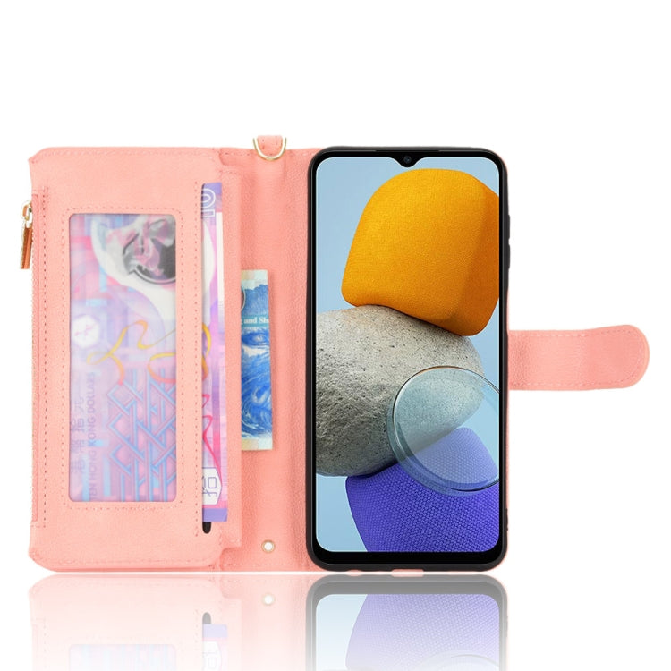 For Samsung Galaxy M23 5G / F23 5G Litchi Texture Zipper Leather Phone Case