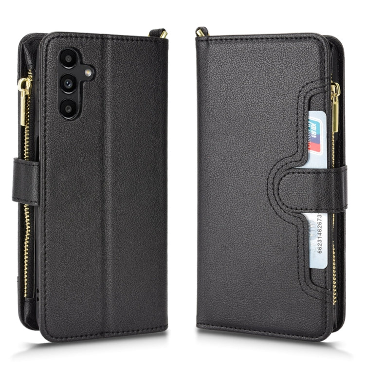 For Samsung Galaxy A13 5G Litchi Texture Zipper Leather Phone Case