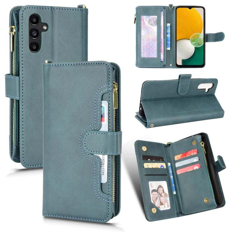For Samsung Galaxy A13 5G Litchi Texture Zipper Leather Phone Case