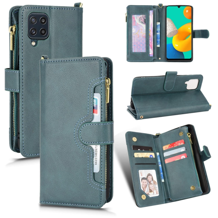 For Samsung Galaxy A23 4G / M22 4G Litchi Texture Zipper Leather Phone Case