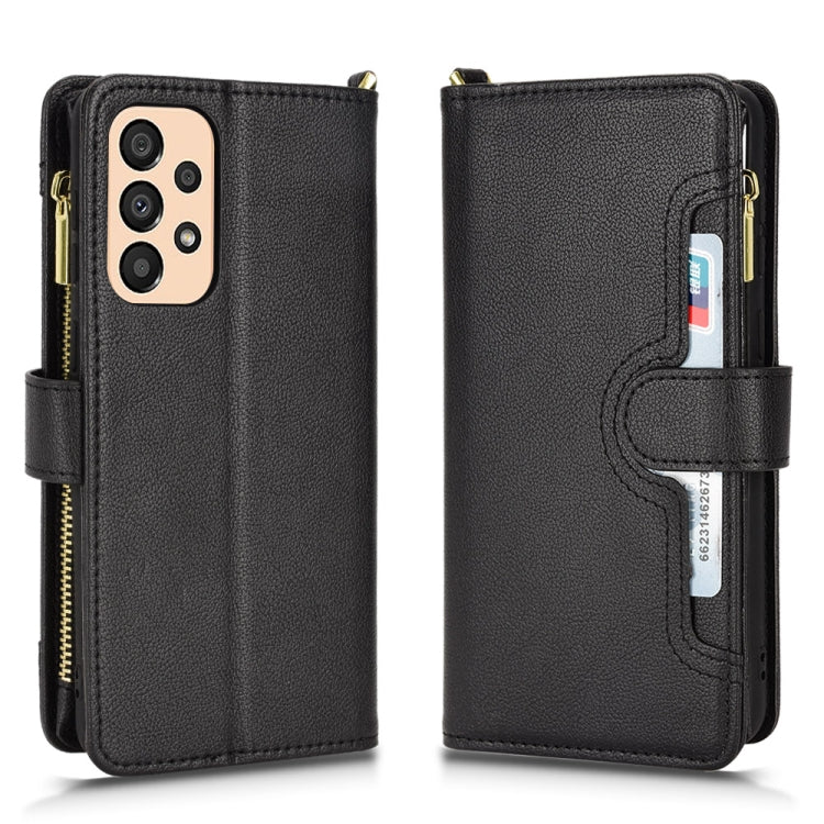 For Samsung Galaxy A33 5G Litchi Texture Zipper Leather Phone Case