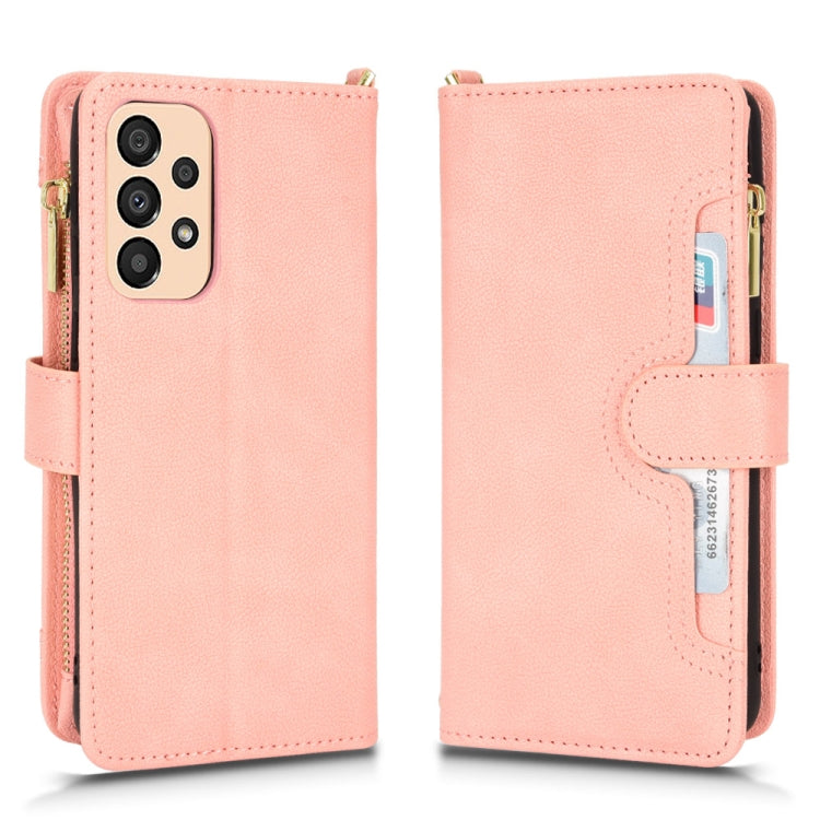 For Samsung Galaxy A33 5G Litchi Texture Zipper Leather Phone Case