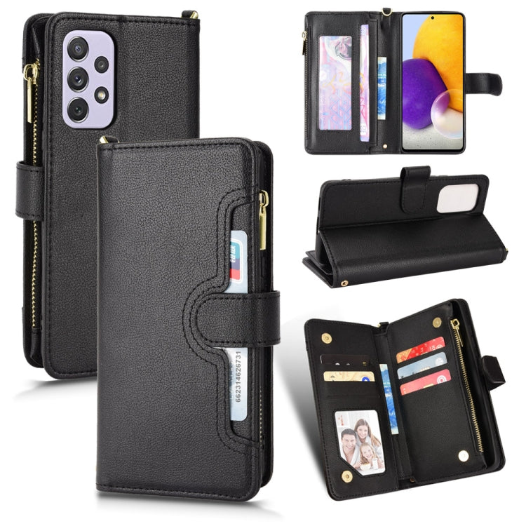 For Samsung Galaxy A53 Litchi Texture Zipper Leather Phone Case