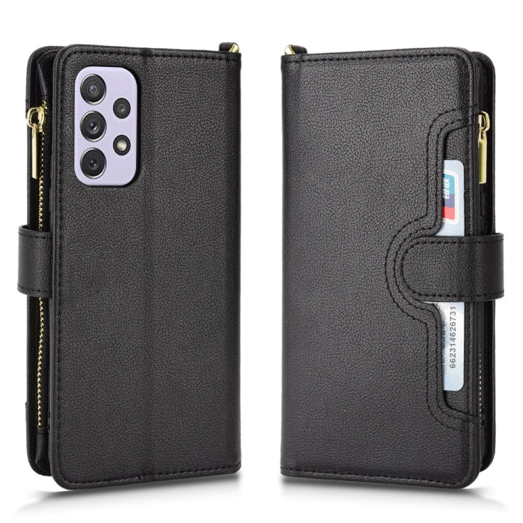 For Samsung Galaxy A53 Litchi Texture Zipper Leather Phone Case