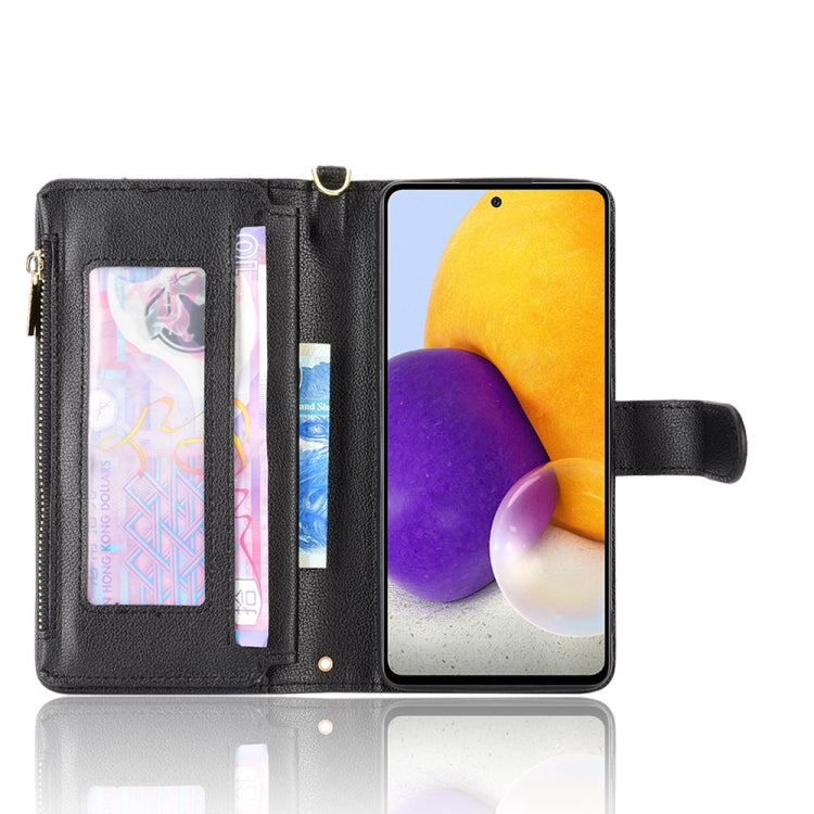 For Samsung Galaxy A53 Litchi Texture Zipper Leather Phone Case