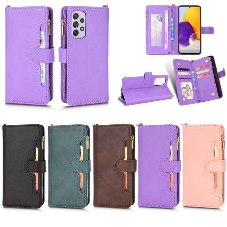 For Samsung Galaxy A53 Litchi Texture Zipper Leather Phone Case