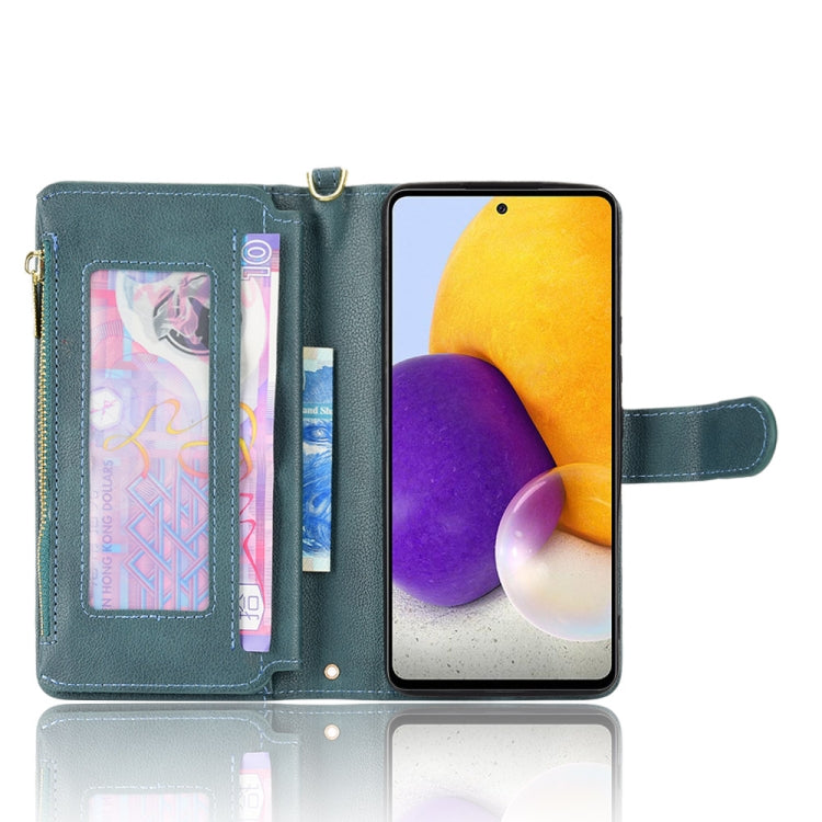 For Samsung Galaxy A53 Litchi Texture Zipper Leather Phone Case