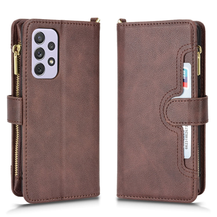 For Samsung Galaxy A53 Litchi Texture Zipper Leather Phone Case