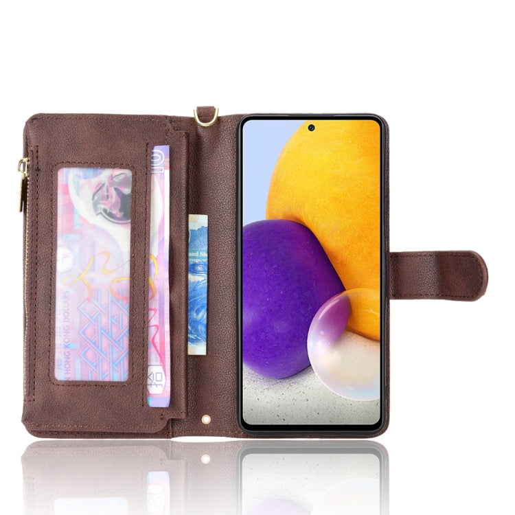 For Samsung Galaxy A53 Litchi Texture Zipper Leather Phone Case