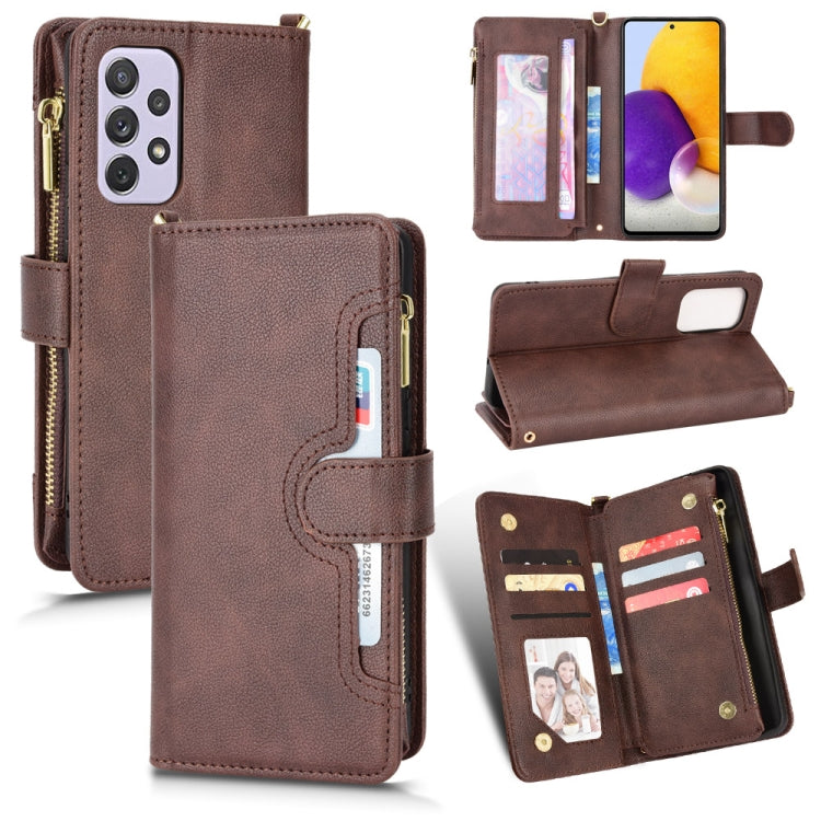 For Samsung Galaxy A53 Litchi Texture Zipper Leather Phone Case
