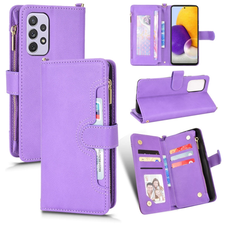 For Samsung Galaxy A53 Litchi Texture Zipper Leather Phone Case