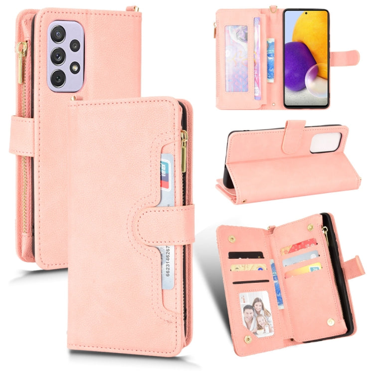 For Samsung Galaxy A53 Litchi Texture Zipper Leather Phone Case