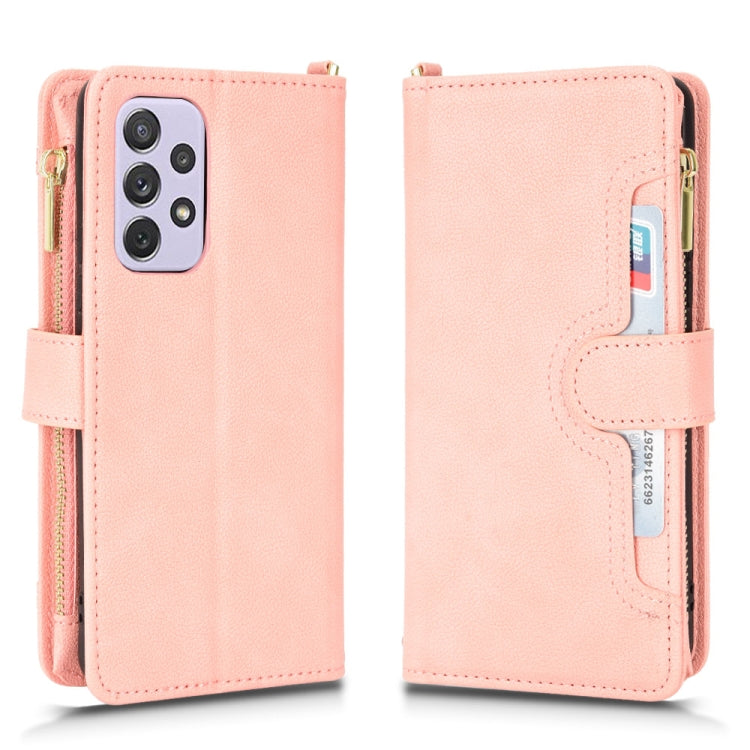 For Samsung Galaxy A53 Litchi Texture Zipper Leather Phone Case