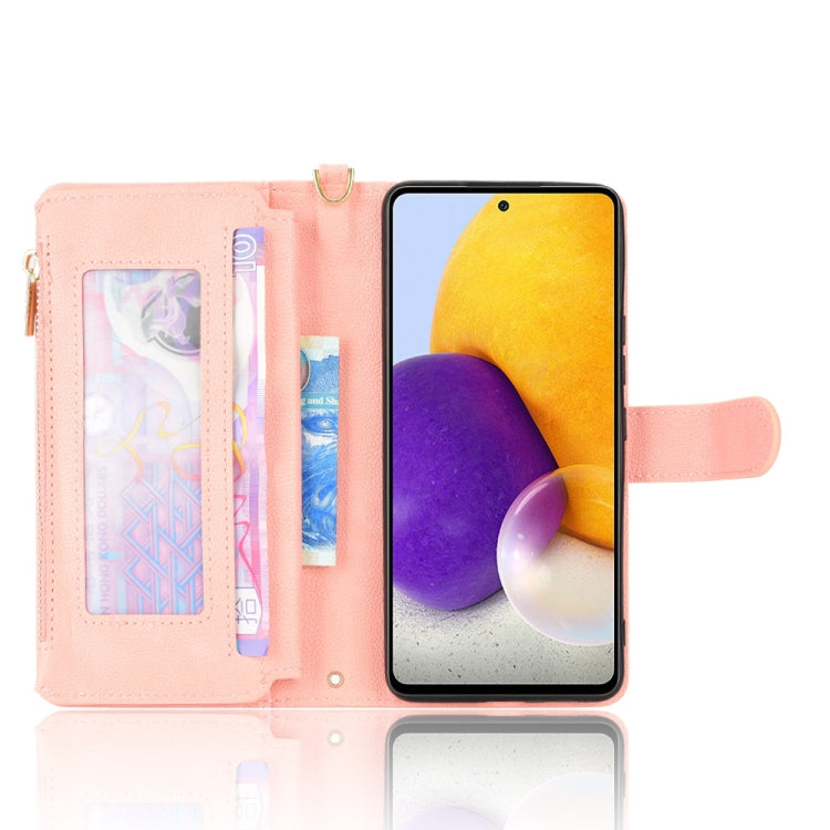 For Samsung Galaxy A53 Litchi Texture Zipper Leather Phone Case