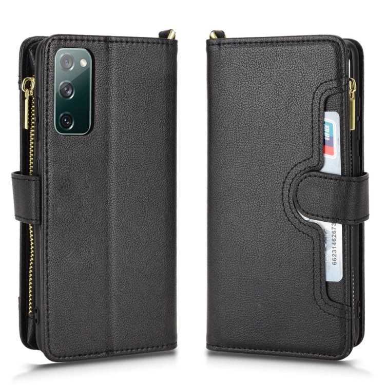 For Samsung Galaxy S20 FE 5G / 4G Litchi Texture Zipper Leather Phone Case