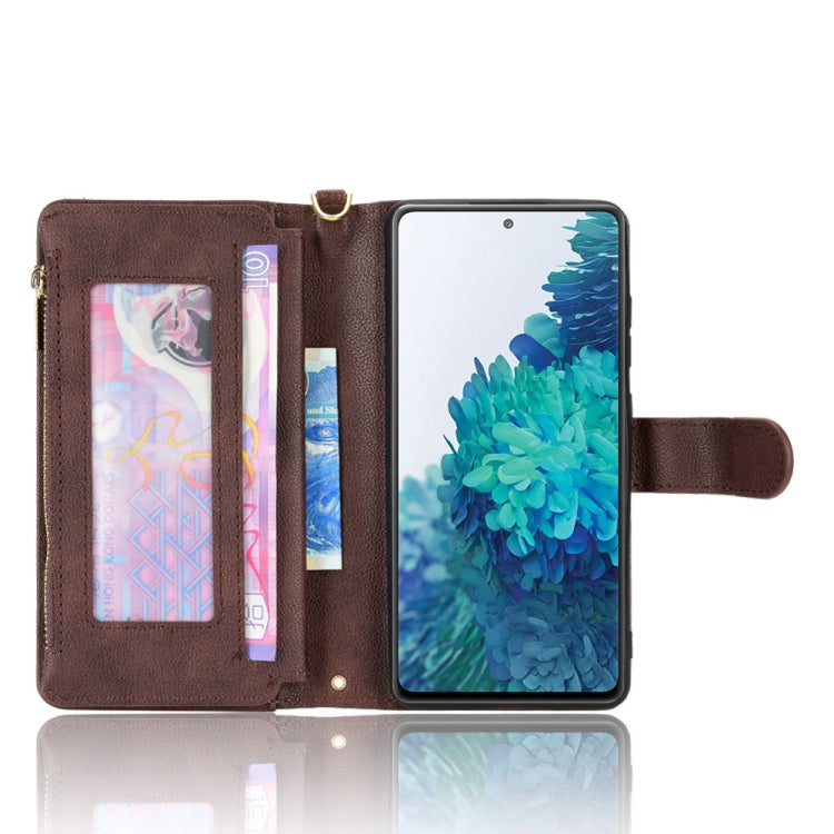 For Samsung Galaxy S20 FE 5G / 4G Litchi Texture Zipper Leather Phone Case