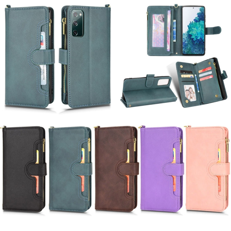 For Samsung Galaxy S20 FE 5G / 4G Litchi Texture Zipper Leather Phone Case