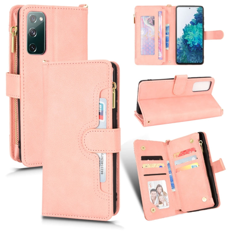 For Samsung Galaxy S20 FE 5G / 4G Litchi Texture Zipper Leather Phone Case