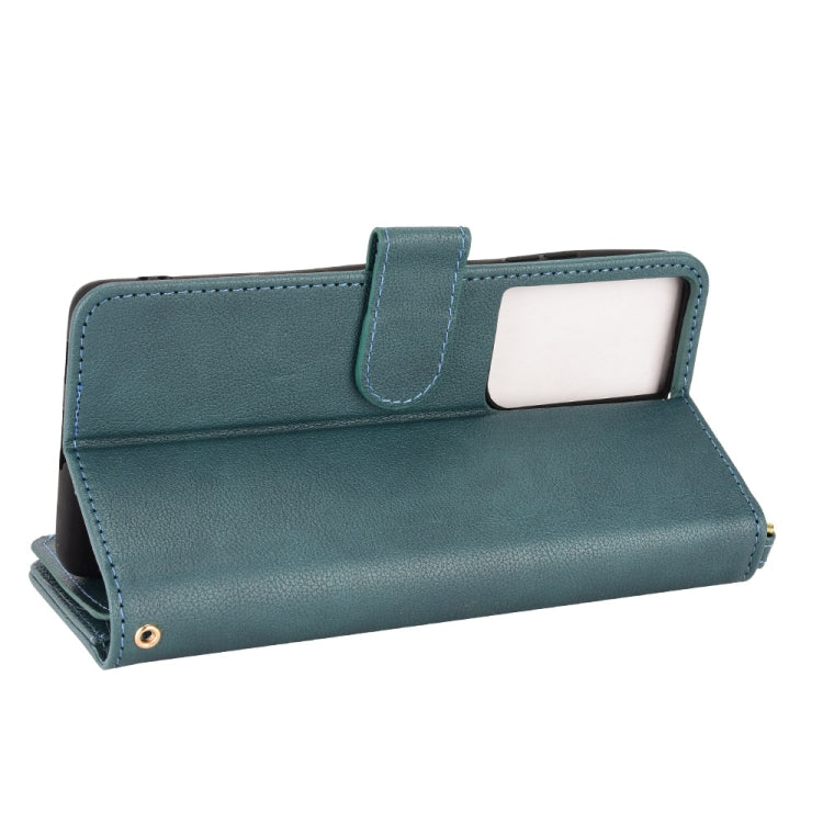 For Samsung Galaxy S21 Ultra 5G Litchi Texture Zipper Leather Phone Case