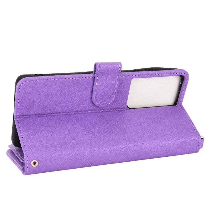 For Samsung Galaxy S21 Ultra 5G Litchi Texture Zipper Leather Phone Case