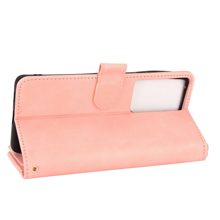 For Samsung Galaxy S21 Ultra 5G Litchi Texture Zipper Leather Phone Case