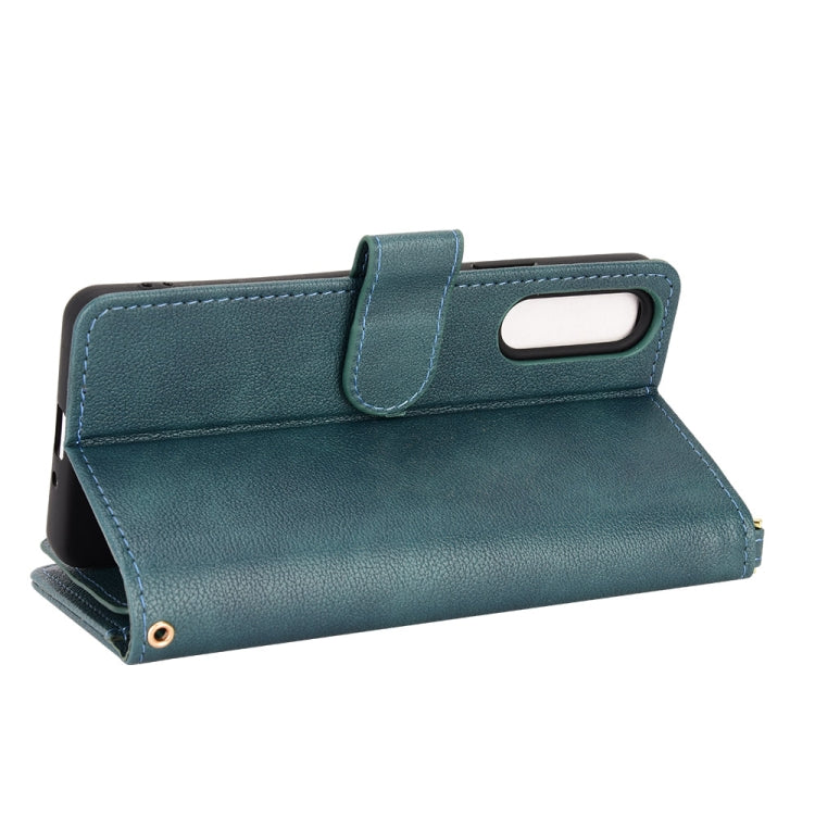 For Sony Xperia 10 IV Litchi Texture Zipper Leather Phone Case