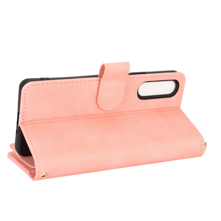 For Sony Xperia 10 IV Litchi Texture Zipper Leather Phone Case