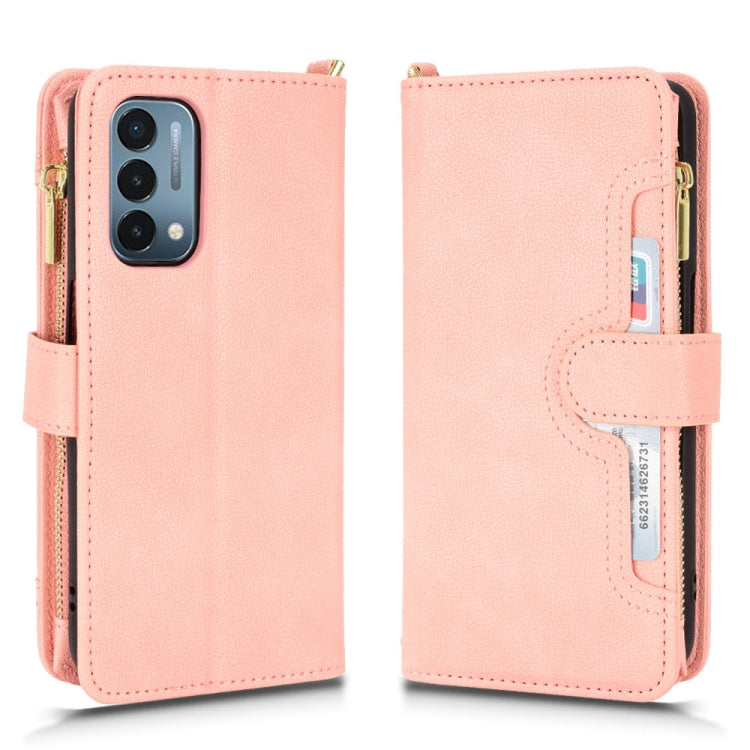 For OnePlus Nord N200 5G Litchi Texture Zipper Leather Phone Case