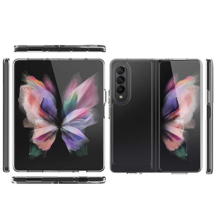 For Samsung Galaxy Z Fold3 5G Scratchproof TPU + PC Protective Case(Transparent)