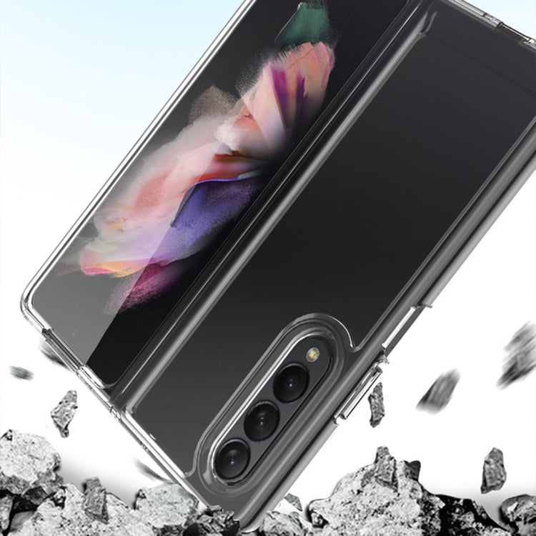 For Samsung Galaxy Z Fold3 5G Scratchproof TPU + PC Protective Case(Transparent)