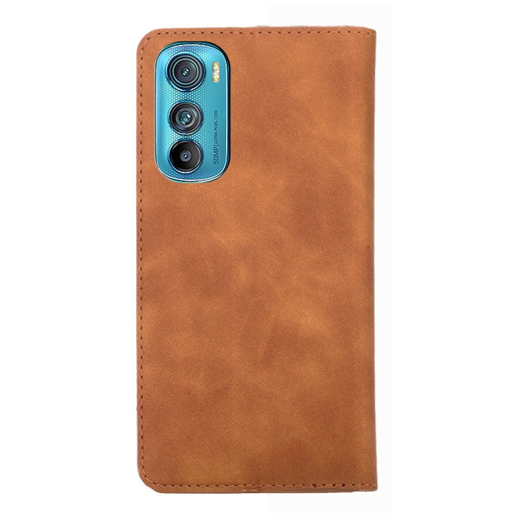 For Motorola Edge 30 Skin Feel Magnetic Horizontal Flip Leather Phone Case