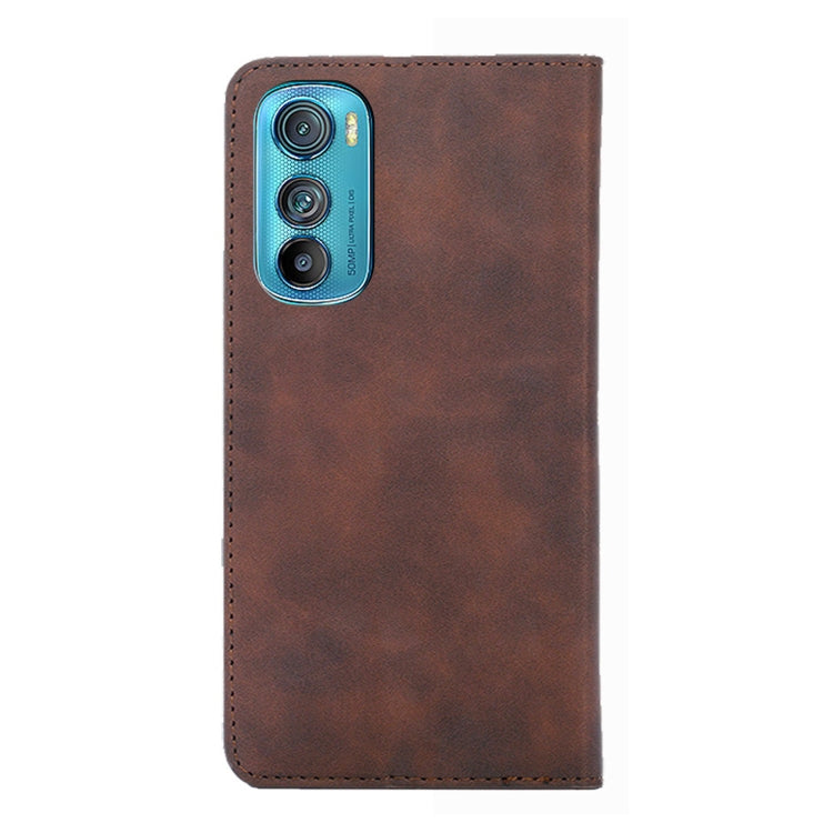 For Motorola Edge 30 Skin Feel Magnetic Horizontal Flip Leather Phone Case