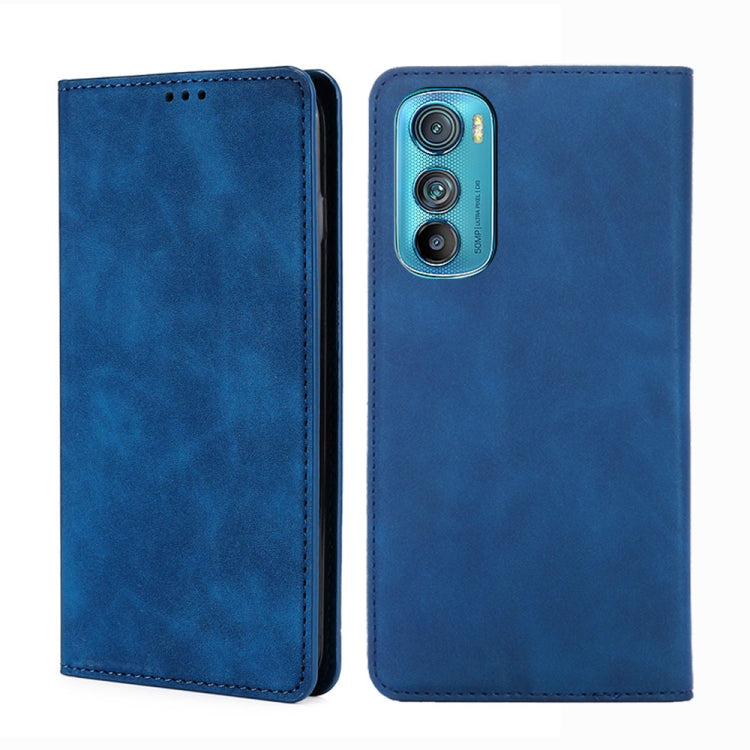 For Motorola Edge 30 Skin Feel Magnetic Horizontal Flip Leather Phone Case