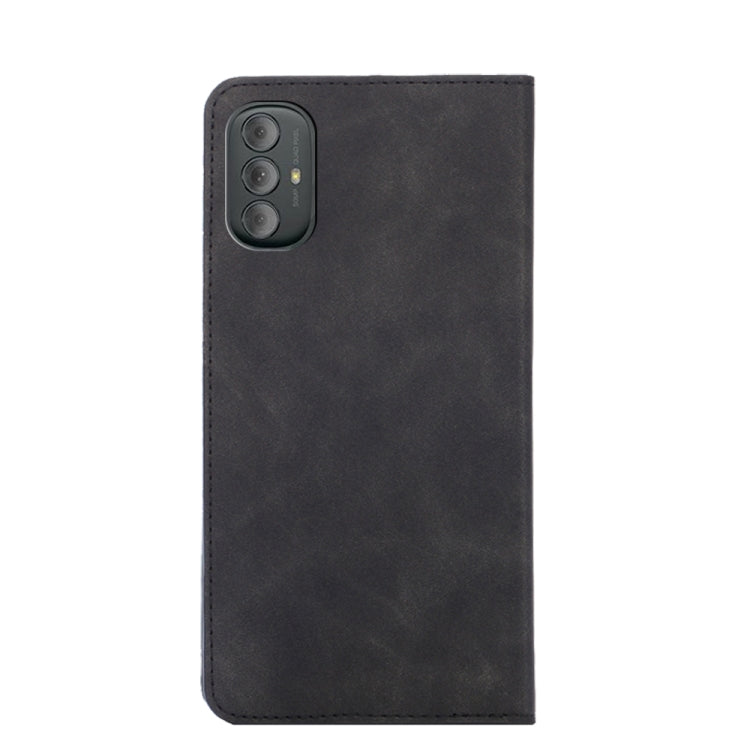 For Motorola Moto G Power 2022 Skin Feel Magnetic Horizontal Flip Leather Phone Case
