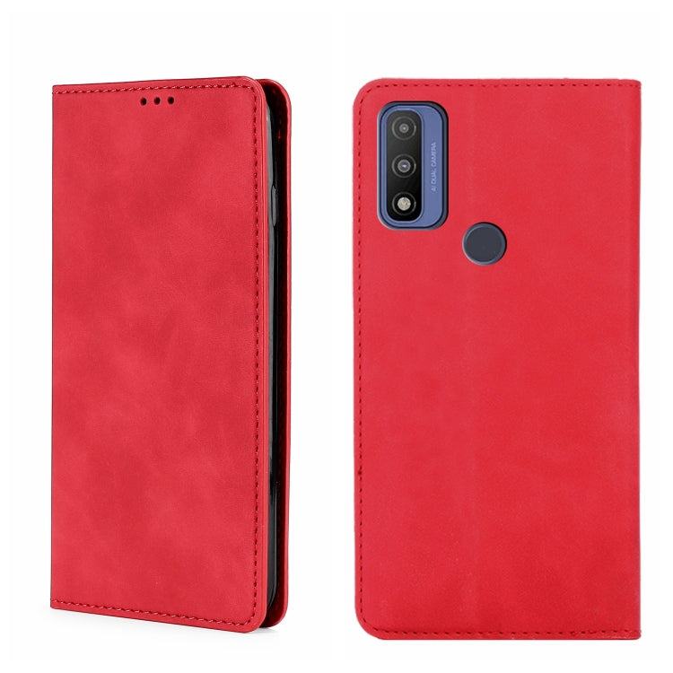 For Motorola G Pure Skin Feel Magnetic Horizontal Flip Leather Phone Case