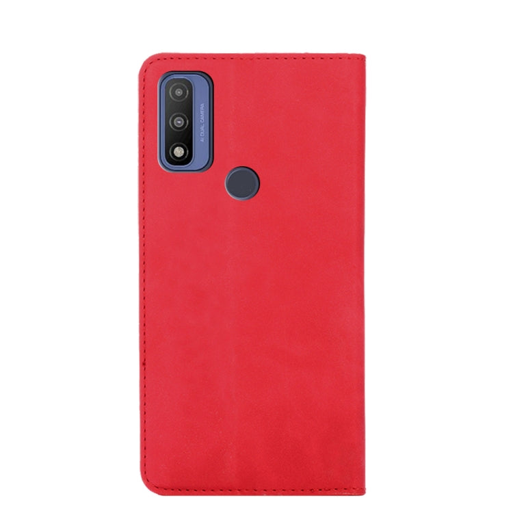 For Motorola G Pure Skin Feel Magnetic Horizontal Flip Leather Phone Case