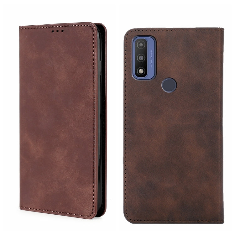 For Motorola G Pure Skin Feel Magnetic Horizontal Flip Leather Phone Case
