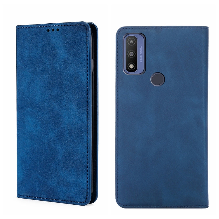 For Motorola G Pure Skin Feel Magnetic Horizontal Flip Leather Phone Case