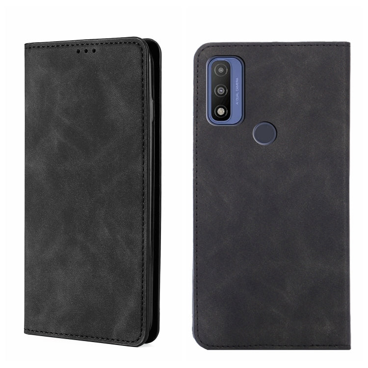 For Motorola G Pure Skin Feel Magnetic Horizontal Flip Leather Phone Case