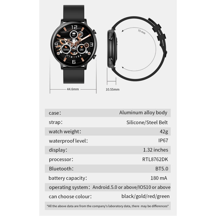 M28 1.32 inch HD Screen Smart Watch, Support Sport Mode/Bluetooth Calling
