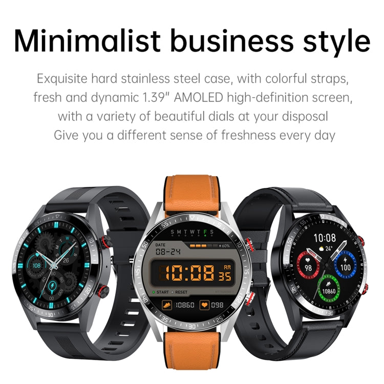 Z18 1.39 inch AMOLED Screen Smart Watch, Support Heart Rate Monitoring/Blood Pressure Monitoring, Strap Material:TPU
